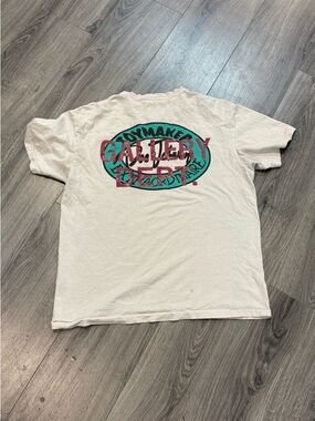 Gallery dept. x doc Johnson Graphic Tee with Teal & Pink Logo
